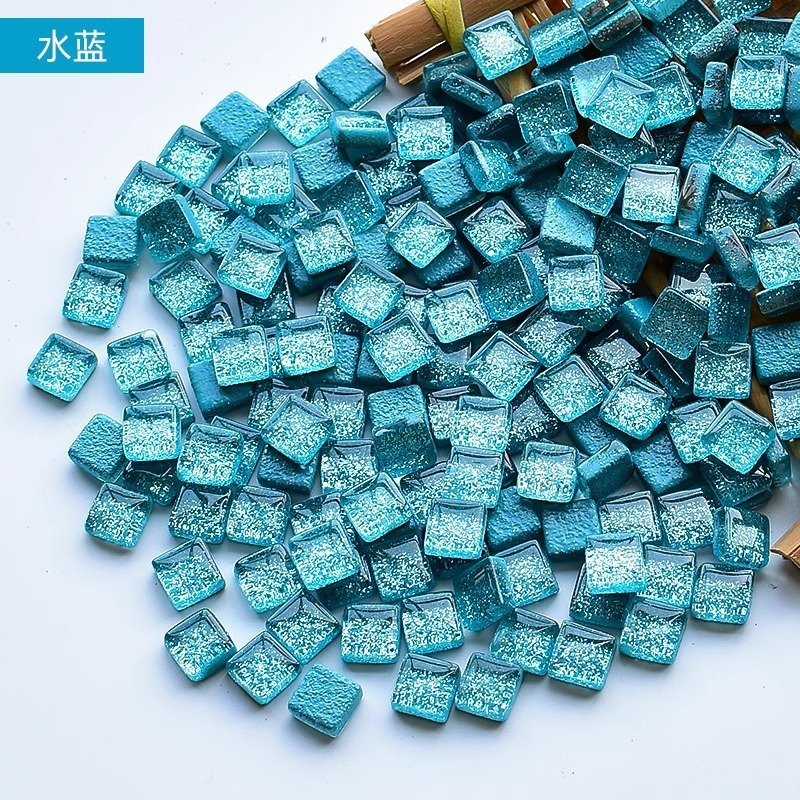 200克diy多元闪粉马赛克集合水晶自由石玻璃儿童手工材料颗粒|undefined