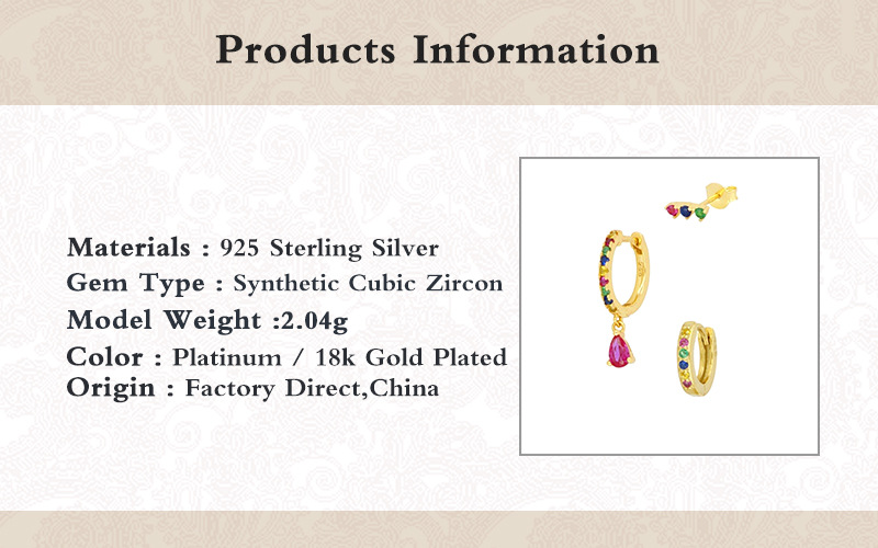 4g Weight 925 Sterling Silver Ear Needle Material 18K Gold Plated Plating Material Drop Earrings, Earrings, Ear Studs Classification 1 Set Quantity Date, Tea Party Occasion Copper Material Geometric Pattern All Seasons Season Women's Gender Elegant, Shiny Style 1 Set Elegant Shiny Geometric Copper 18K Gold Plated Drop Earrings Earrings Ear Studs 10