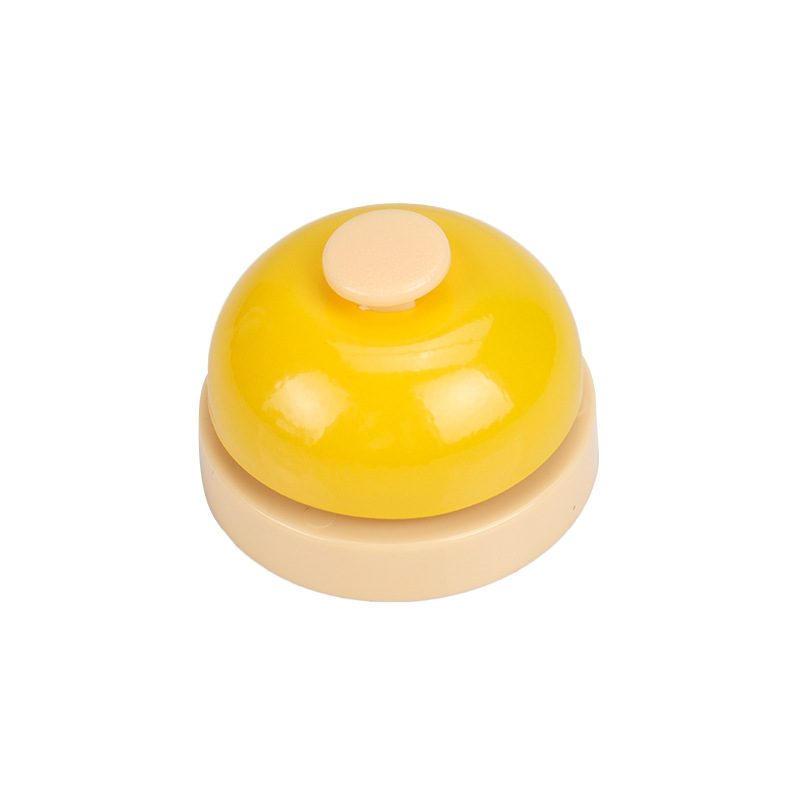 Campana de alarma de metal juguete juego de mesa a juego raqueta de mano Campana DE EMERGENCIA micrófono PET llamada campana servicio de prensa de la mano campana material didáctico