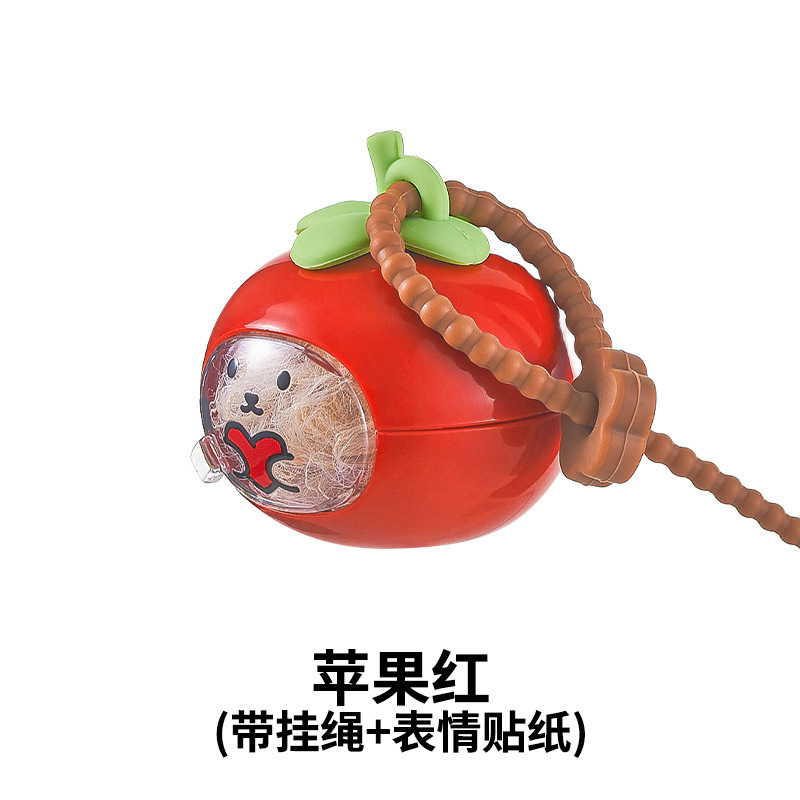 新款宠物毛发收纳挂件猫狗玩具透明宠物纪念钥匙扣防尘盒包包挂饰|undefined