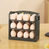 Green flip egg carton (carton packaging) can hold 24 eggs