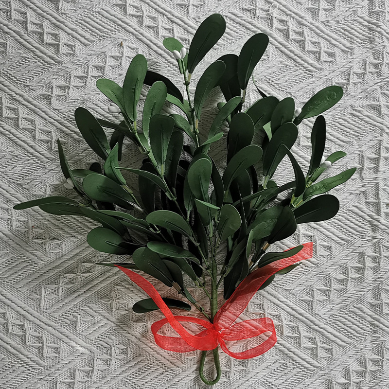 Estilo nórdico decoración simulación planta verde muérdago simulación transfronteriza decoración de la boda decoración del hogar al por mayor