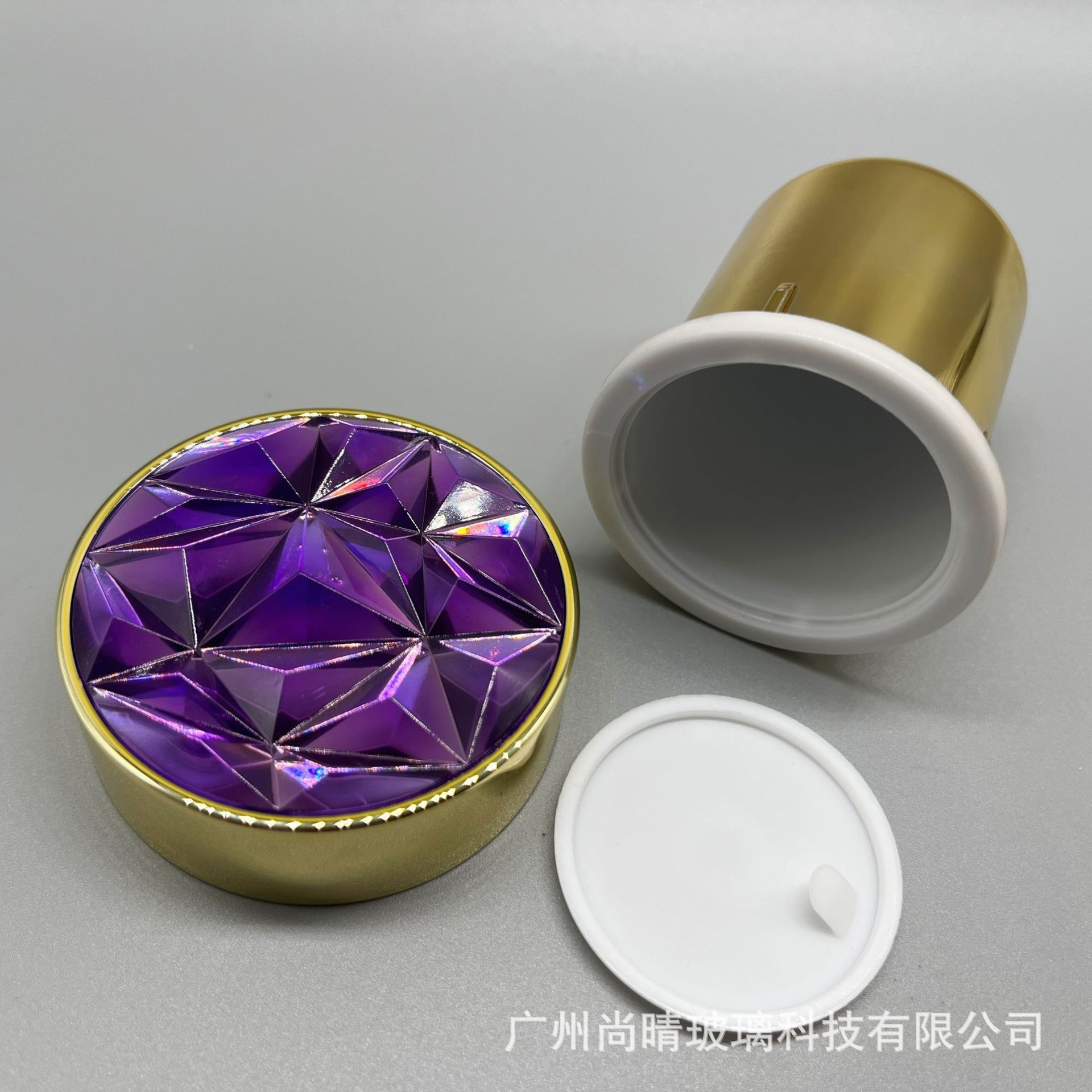 50g botella de piña Señora crema oro diamante reafirmante micro-tallado crema esencia crema botella de crema