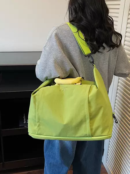 Cross-border large-capacity portable travel bag for women, suitable for short trips, expandable luggage bag, carry-on bag, multifunctional gym bag