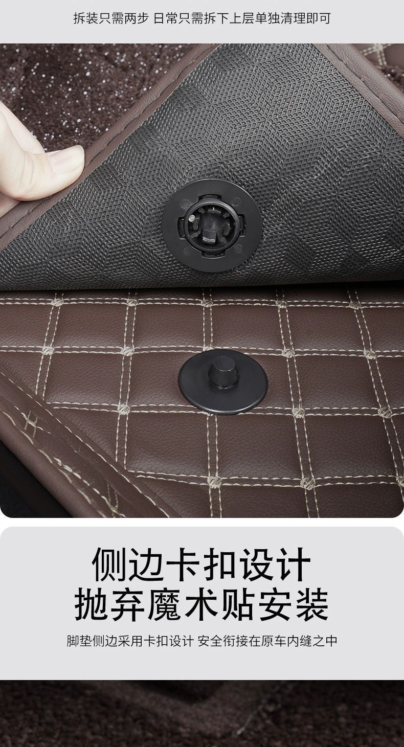 Suitable for 2024 Changan x5plus foot mat second generation special car surround mat wire ring modification supplies