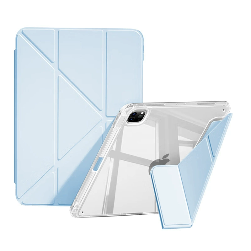 Защитный чехол для iPad, совместим с 11-дюймовым (2024/2025 Pro, Air) и Mini 8.3/10.2, магнитная складная подставка, слот для стилуса