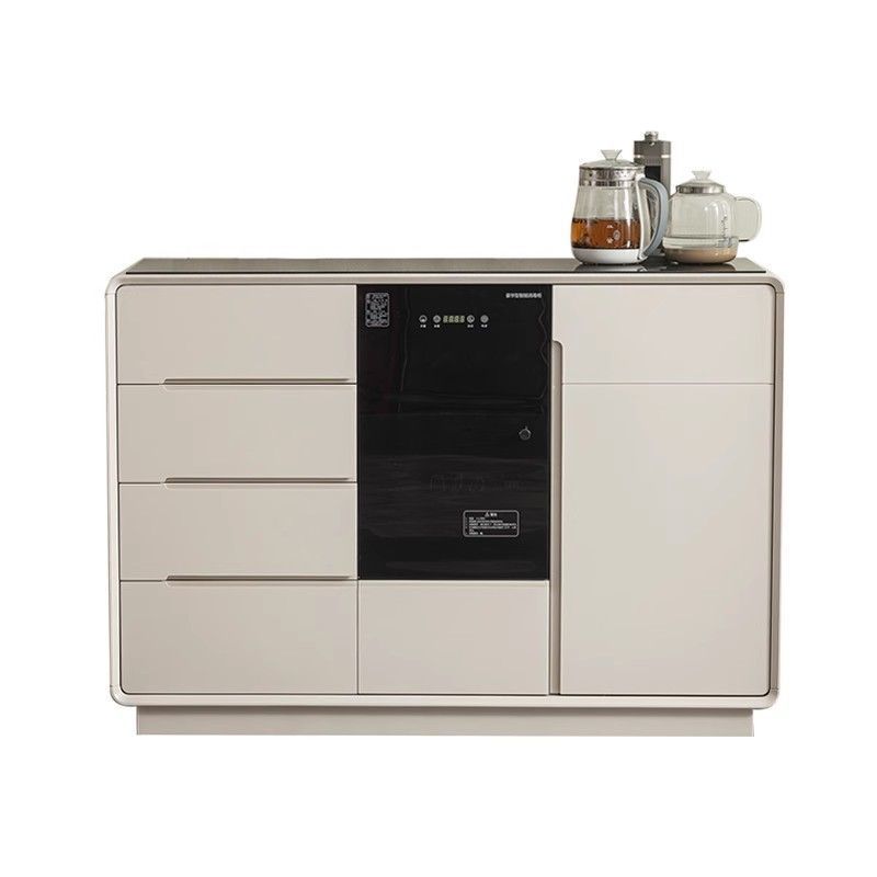 Máquina de té inteligente automática en 2025 con desinfección de escritorio nuevo gabinete de comedor casero gabinete de escritorio integrado