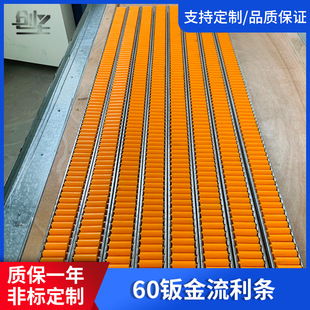 60钣金流利条φ15细轮6025加强钣金流利条滑轨线棒货架卸货神器-阿里巴巴