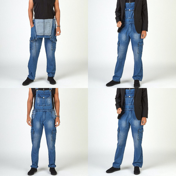 Fashionable denim tights