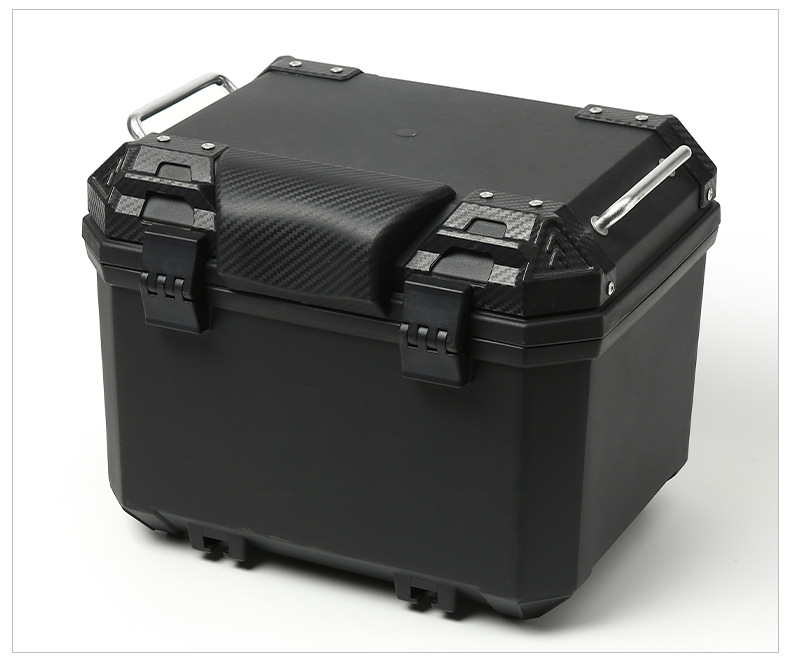 Cross-Border First-Generation 36-Liter Aluminum Handlebar Motorcycle Tail Box Waterproof Universal Electric Vehicle Trunk Waterproof Storage Box