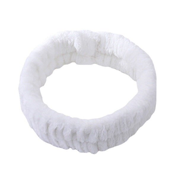 solid color headband for face washing