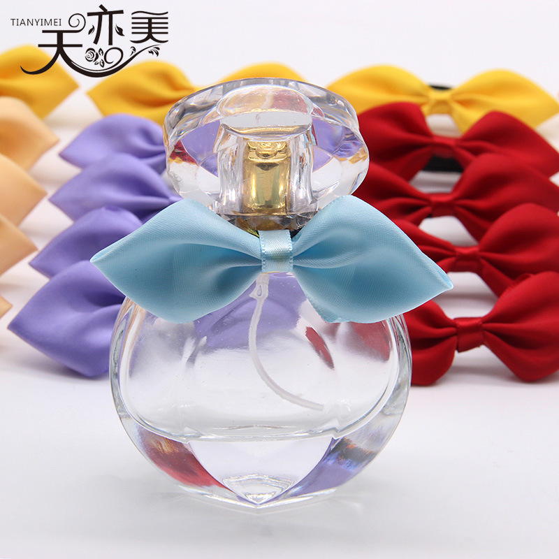 Tianyi Mei al por mayor botella de perfume/botella de vino/Embalaje de regalo decorativo pajarita Arco de la cinta hecha a mano