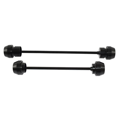 Suitable for Yamaha R7 21-23 modified motorcycle front and rear wheel lever anti-drop rubber front and rear axle protection ball (Motorcycle frame) - black