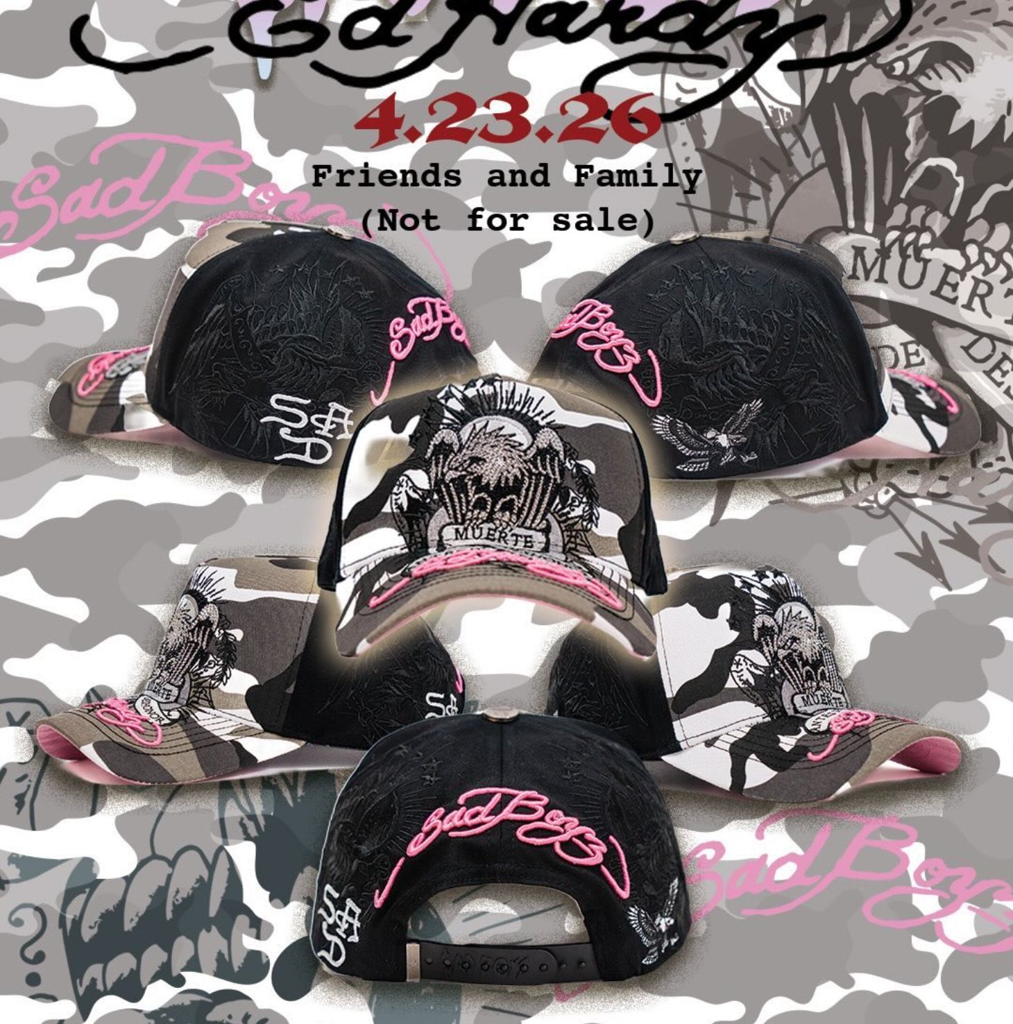 2025 explosión spot DANDY moda hip-hop tendencia gorra gorra de béisbol ajustable comercio exterior transfronterizo al por mayor