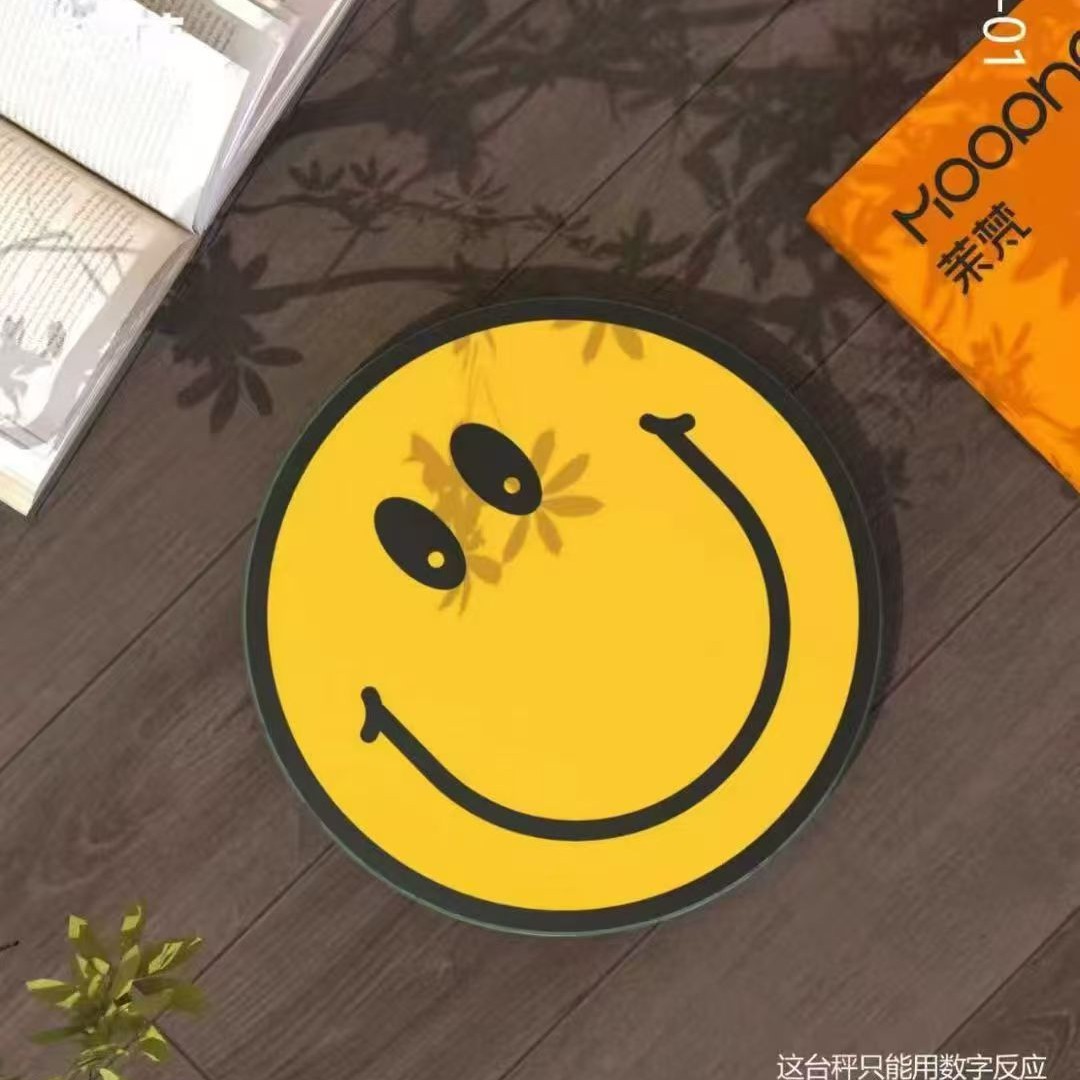 Mofan Mf-01 Cute Cartoon Round Smiley Face Weight Scale Living Room Bedroom Home Accurate Weight Measurement Gift Wholesale