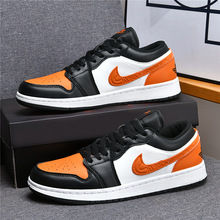 莆田纯原aj1男鞋学生运动休闲低帮板鞋摩擦有声经典百搭情侣女鞋