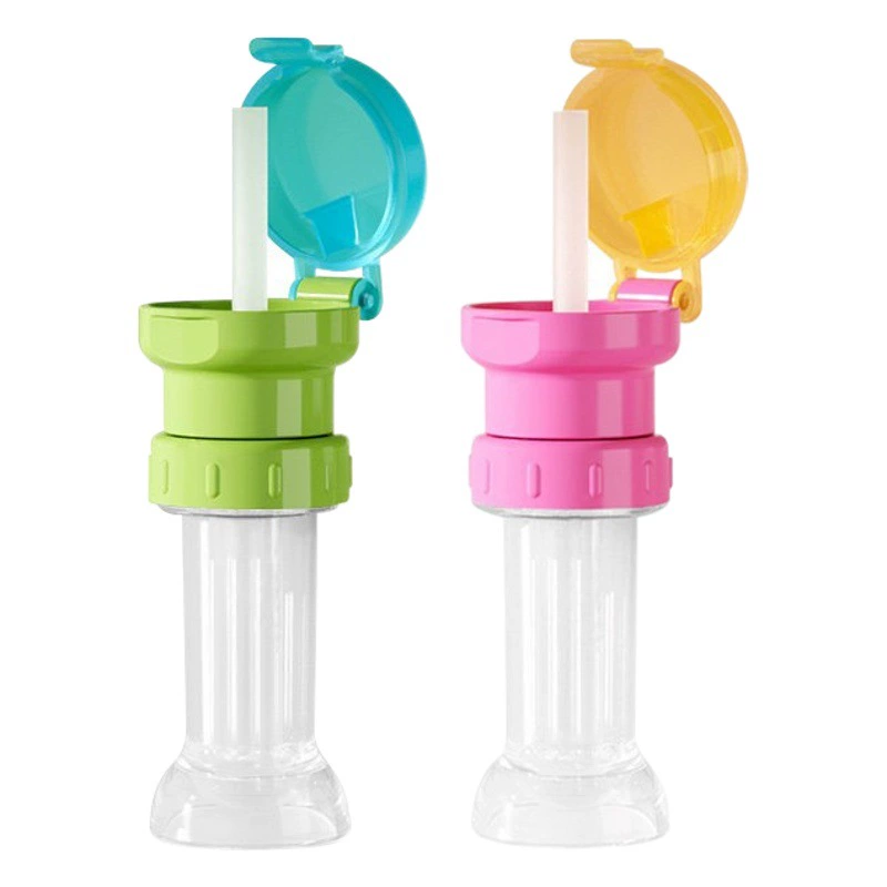 Детская минеральная вода портативная питьевая вода артефакт всасывающая Насадка крышка детская бутылка для напитков крышка от удушья крышка от соломинки для воды адаптер