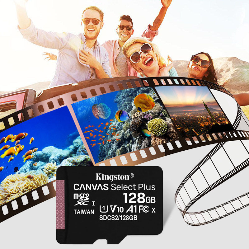 Productos genuinos Kingston tarjeta de memoria TF tarjeta 128g teléfono móvil monitoreo conducción grabadora deportes Cámara tarjeta SD tarjeta de almacenamiento