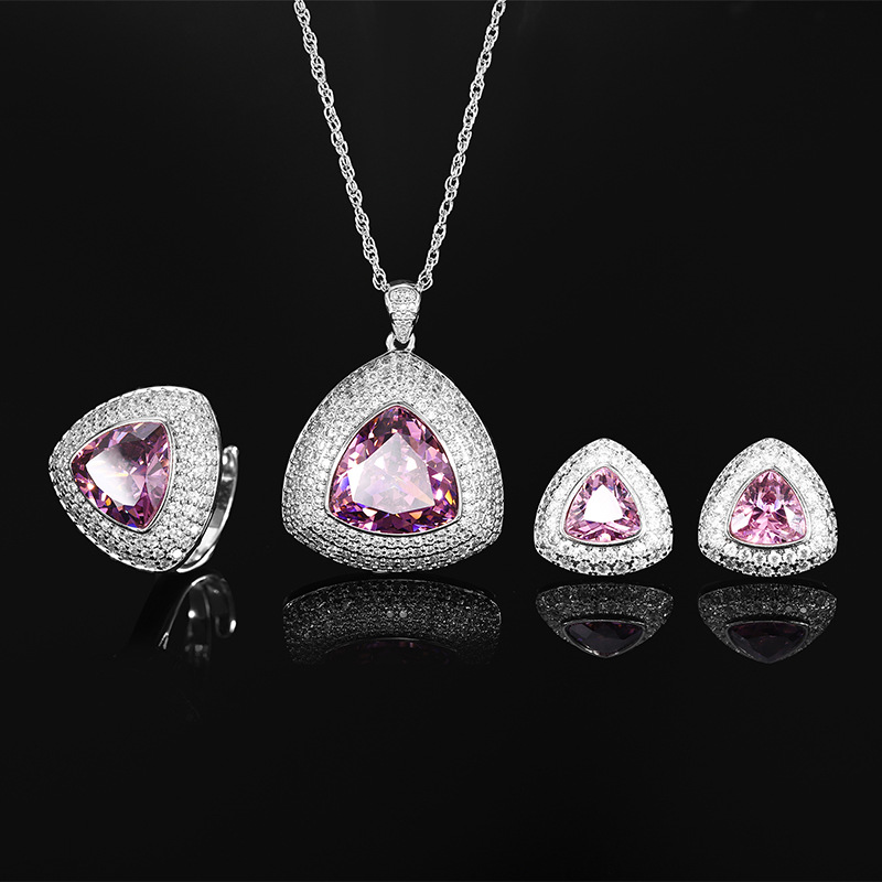 2024 nuevo Zhuang Shengsheng cobre chapado en oro simulación nido de pájaro cortado seco rosa fertilizante triángulo juego 17*17-12*12