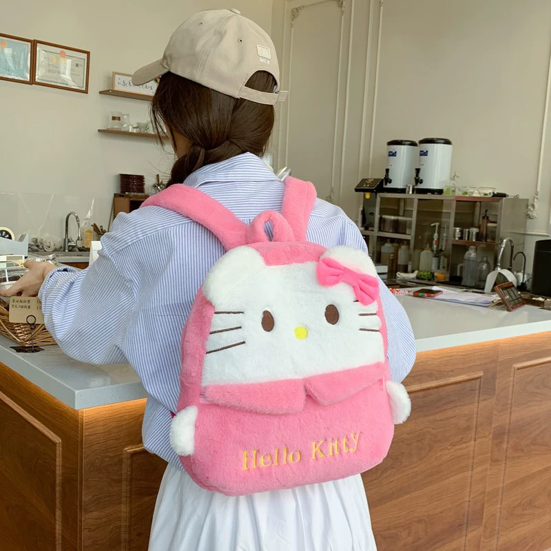 Hello Kitty, японская сумка, вместительный рюкзак с системой хранения