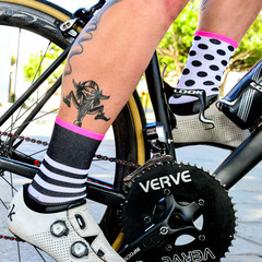 Cycling socks, bike sports socks, running, skateboarding, high elasticity, mid-calf, breathable, sweat-absorbent, unisex, summer, couple socks