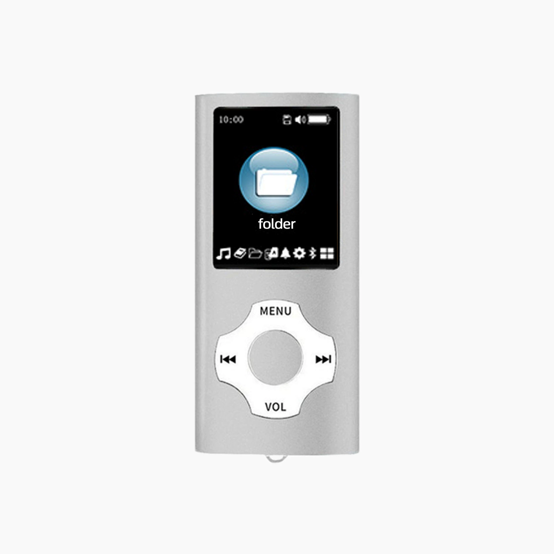 Портативный Bluetooth MP3/MP4 плеер, 1.8″ TFT, TF карта, FM и запись
