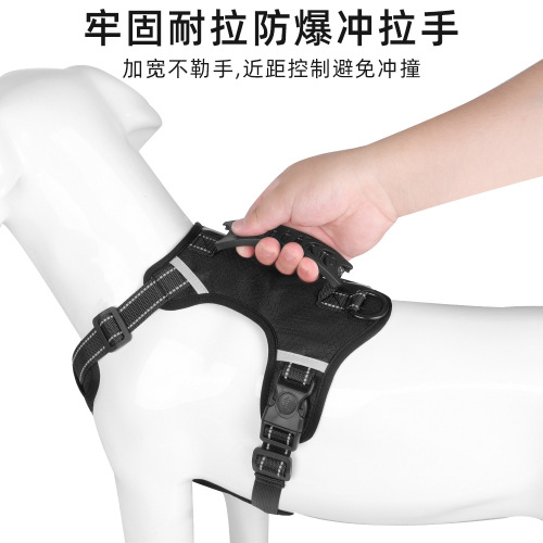 Pet Harness Back Harness Leash for Corgi Dogs, Anti-Rush Pet Supply Dog Harness Wholesale
