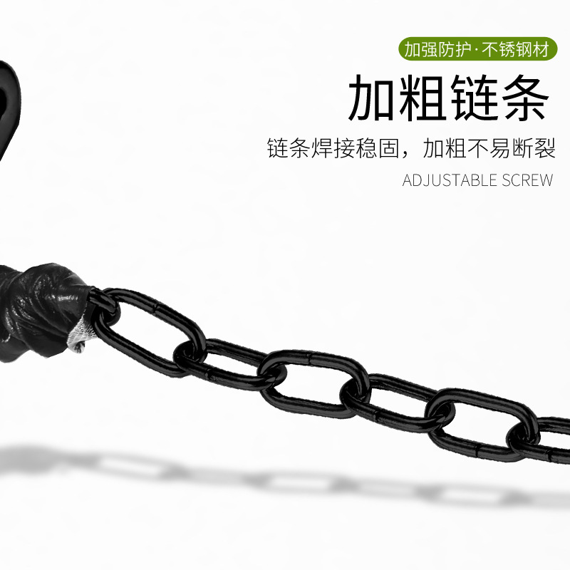 不鏽鋼防盜鏈房門內反鎖安全防盜扣賓館防賊黑色插銷條酒店門栓