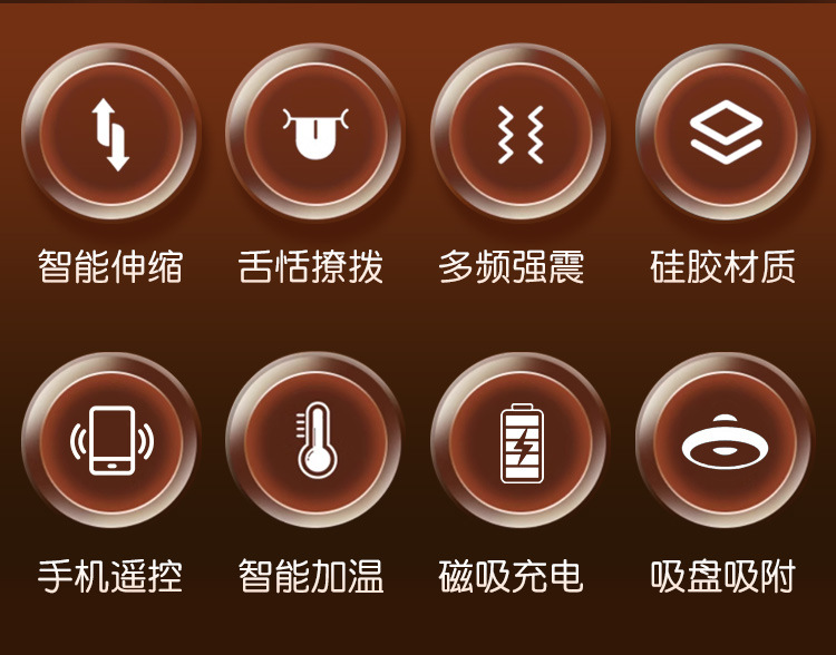 Jiuai Silicone Electric Artificial Soft Flesh for Women High-Speed Sex Machine Alien-Shaped Large Stallion Masturbation Device — detail image 19