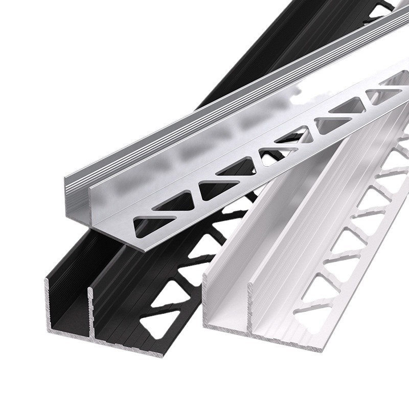 Perfil para Ranura de Vidrio en F de Aleación de Aluminio, Impermeable, para Baños y Salas de Estar image 5