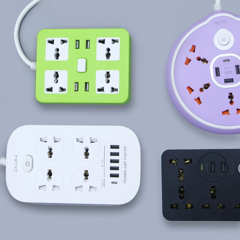 Многофункциональная встраиваемая розетка с USB, монтажная панель с отверстиями для проводки, настенная/офисная панель с беспроводной зарядкой