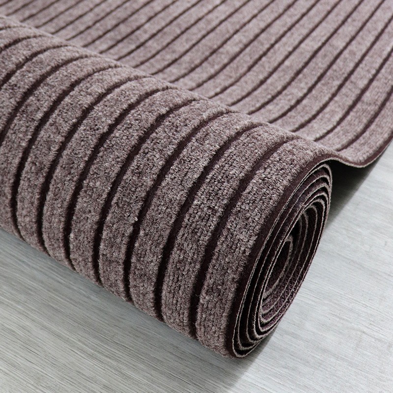 Alfombra de PVC de alto nivel siete rayas cocina balcón baño alfombra de suelo absorbente de agua alfombra antideslizante puerta alfombra doméstica