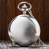 Fashionable classic black retro quartz big pocket watch, Birthday gift, wholesale