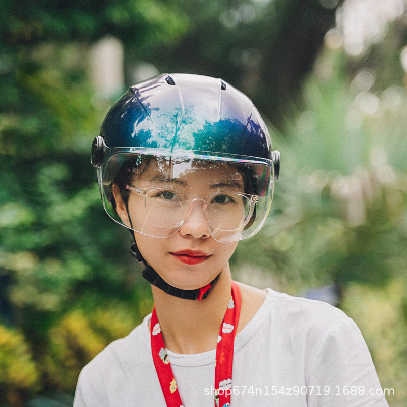 PROMEND casco de equitación ventilación transpirable ciudad ocio coche eléctrico casco batería coche protección solar seguridad