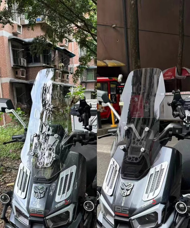 Suitable for Taoling Fengshen Fire Eye Mecha 3 Special Modified Heightening Front Windshield Accessories Windshield Glass Chest Protector