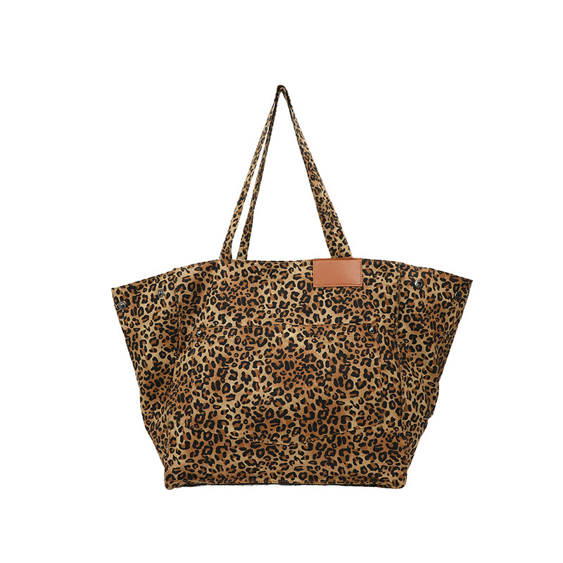 Bolso de gran capacidad yangqi bolso de cercanías de cara suave bolso especial 2024 leopardo nuevo bolso de mujer popular bolso de hombro otoño e invierno