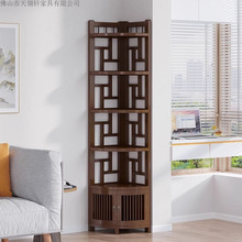 收纳柜角柜客厅茶柜墙边柜多层角落墙角置物架卧室书架拐角柜酒柜