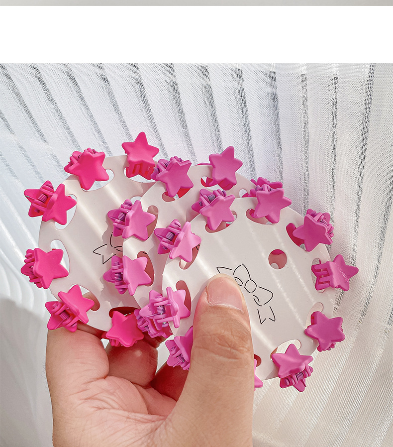 Women's Gender Simple Style Style Simple Style Star Heart Shape Plastic Hair Claws