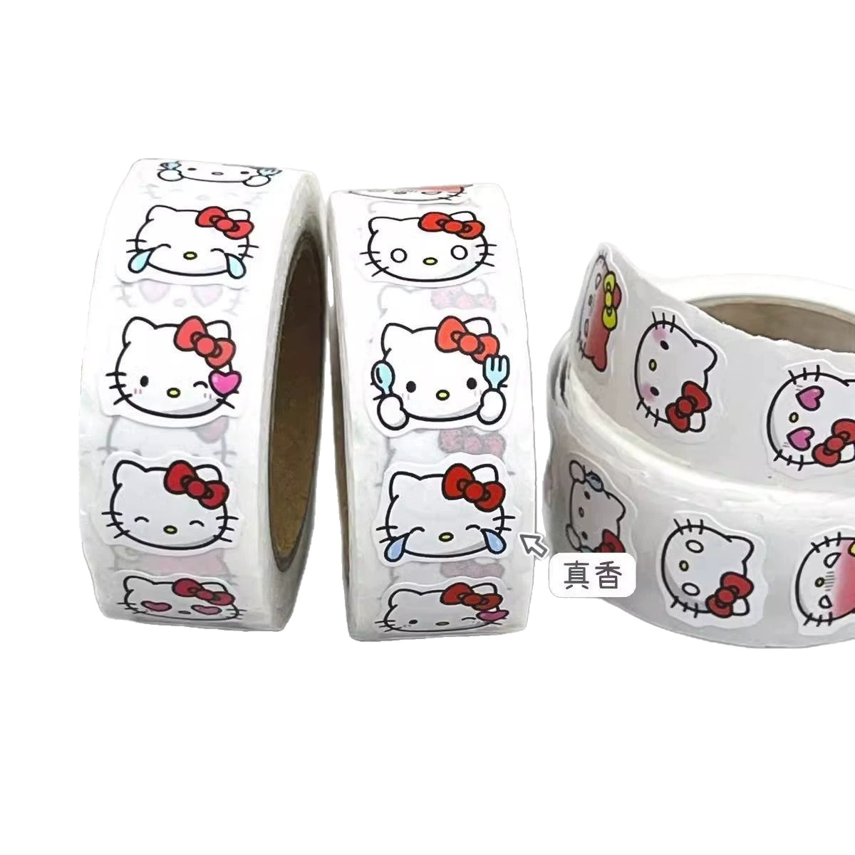 Hello Kitty, наклейка, милые наклейки