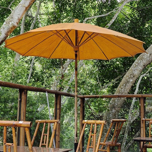 # Wuxinkongfang Jingxian Old-fashioned Big Oil Cloth Umbrella Outdoor Oil Paper Umbrella Rainproof Tung Oil Ancient Style Courtyard Rhubarb Umbrella