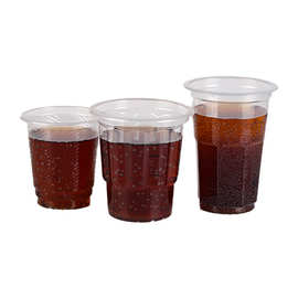 一次性杯子整箱加厚塑料水杯大小号家用透明胶杯航空杯商用茶杯