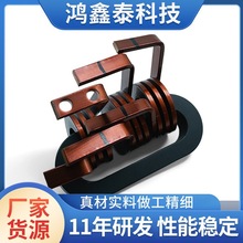 骨架电感扁平线圈 新能源电感漆包线线圈 大功率空心电感线圈