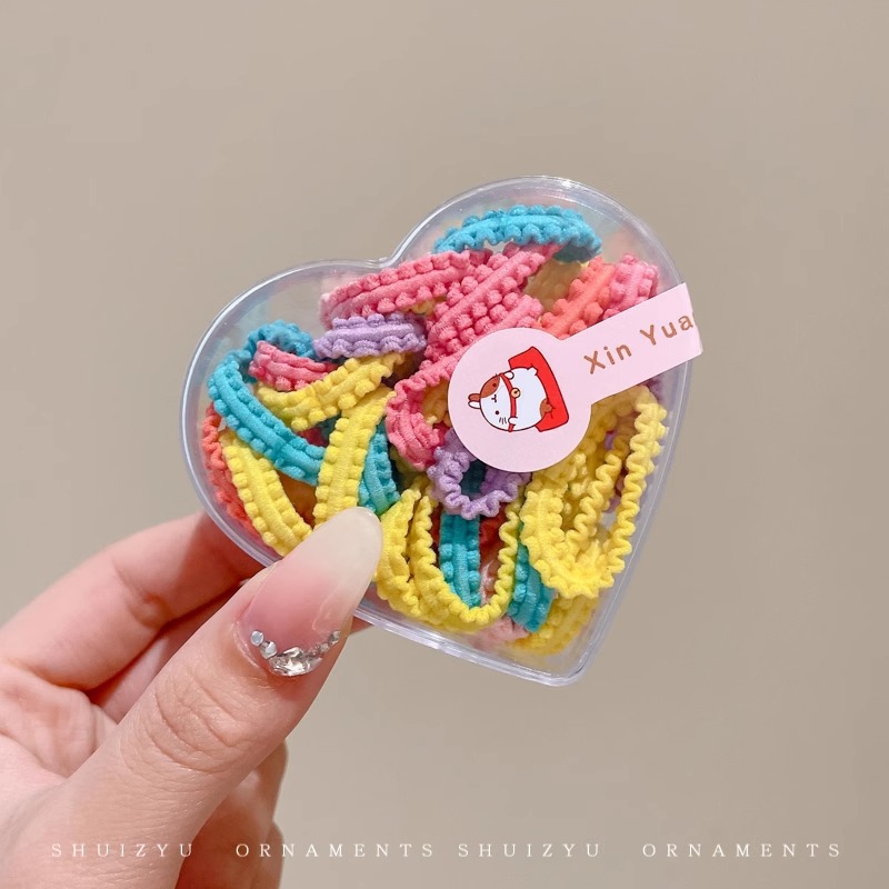 Banda de goma de los niños hembra no lastia el pelo alta elástico color falda banda goma Niñas corbata pelo banda bebé cuerda