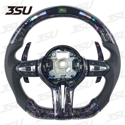 Suitable for Bmw X1X3X4X5X6 T-Shaped Carbon Fiber Steering Wheel Led Display Car Steering Wheel (Steering wheel) - style-1