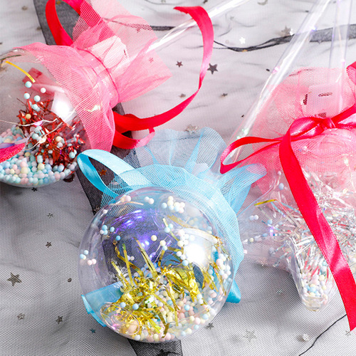 New luminous starry sky stick handheld flash fairy stick Internet celebrity street stall square micro-business night market toy supply