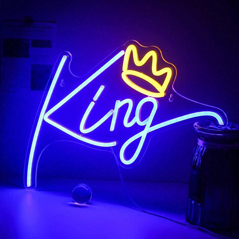 Transfronterizos venta caliente lámpara LED luminosa de neón acrílico lámpara USB patrón de cartel interior lámpara de decoración de fiesta