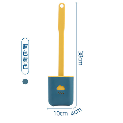 Toilet Brush No Dead Angle Washing the Toilet Silicone Brush Hanging Bathroom Housework Cleaning Brush Creative Toilet Cleaning Brush