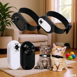 宠物摄像机拇指相机猫咪视角记录仪项圈口袋运动迷你便携超清