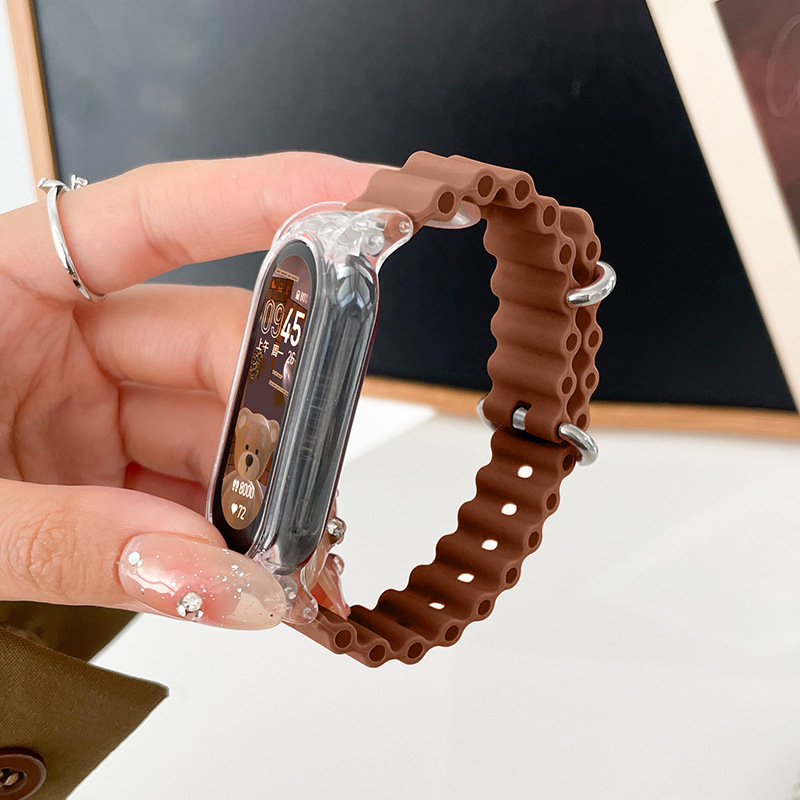 다크 브라운 + 투명 쉘