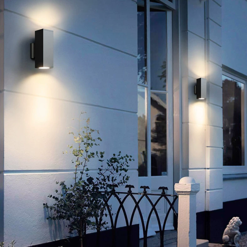 LED настенный светильник квадрат для заборной цепи